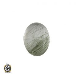 نگین تک کوارتز رُتایل خوش رنگ - کد 9054 نگین تک کوارتز رُتایل خوش رنگ - کد 9054
