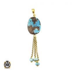 مدال فیروزه نیشابوری زنانه طرح آدرینا - کد 3120 مدال فیروزه نیشابوری زنانه طرح آدرینا - کد 3120