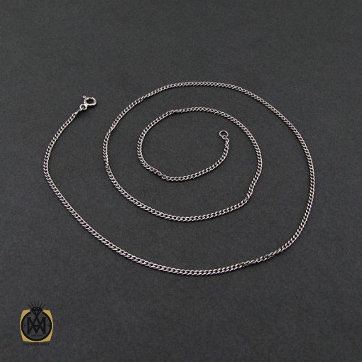 زنجیر نقره زنانه طرح جذاب 45 سانتی – کد 10012 - تصویر 2