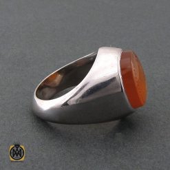 انگشتر عقیق یمن با حکاکی شرف الشمس اثر استاد ضابطی - کد 8668 انگشتر عقیق یمن با حکاکی شرف الشمس اثر استاد ضابطی - کد 8668
