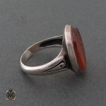 2 انگشتر عقیق یمن با حکاکی ماشاء الله لاقوه الا به الله - کد 8669 - تصویر 2
