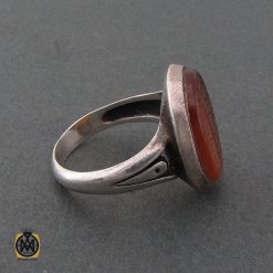 انگشتر عقیق یمن با حکاکی ماشاء الله لاقوه الا به الله - کد 8669 انگشتر عقیق یمن با حکاکی ماشاء الله لاقوه الا به الله - کد 8669