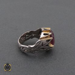 انگشتر یاقوت سرخ آفریقایی مردانه اصل - کد 8697 انگشتر یاقوت سرخ آفریقایی مردانه اصل - کد 8697