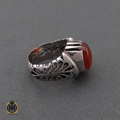 انگشتر عقیق یمن مردانه درشت  - کد 8713 انگشتر عقیق یمن مردانه درشت  - کد 8713