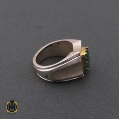 انگشتر زمرد زامبیا مردانه لوکس و معدنی - کد 8585 انگشتر زمرد زامبیا مردانه لوکس و معدنی - کد 8585
