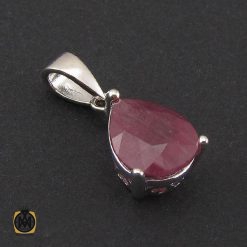 مدال یاقوت سرخ مرغوب زنانه طرح مهرسا - کد 3149 مدال یاقوت سرخ مرغوب زنانه طرح مهرسا - کد 3149