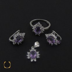 سرویس آمتیست زنانه طرح آروشا - کد 7105 سرویس آمتیست زنانه طرح آروشا - کد 7105