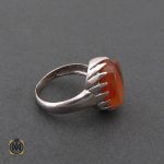 2 انگشتر عقیق یمن مردانه - کد 8608 - تصویر 2