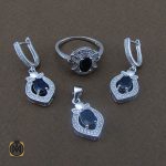 2 سرویس یاقوت کبود زنانه طرح کیانا - کد 7113 - تصویر 2
