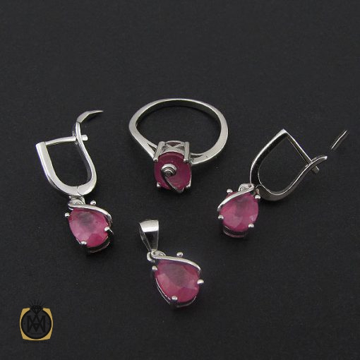 سرویس یاقوت سرخ زنانه طرح گلسا - کد 7114 - تصویر 2