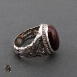 انگشتر عقیق یمن مردانه درشت و مرغوب - کد 8613 - تصویر 2