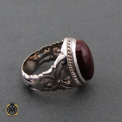 انگشتر عقیق یمن مردانه درشت و مرغوب - کد 8613 انگشتر عقیق یمن مردانه درشت و مرغوب - کد 8613