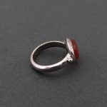 2 انگشتر عقیق یمن با حکاکی ومن یتق الله - کد 8676 - تصویر 4