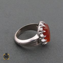 انگشتر عقیق یمن مردانه - کد 8615 انگشتر عقیق یمن مردانه - کد 8615