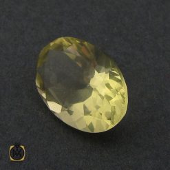 نگین تک توپاز لیمویی شفاف - کد 9052 نگین تک توپاز لیمویی شفاف - کد 9052