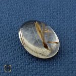 2 نگین تک کوارتز رُتایل خوش رنگ - کد 9055 - تصویر 2