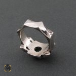 انگشتر زمرد زامبیا مردانه مرغوب - کد 8584 - تصویر 3