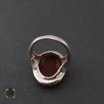 3 انگشتر عقیق قرمز مردانه با حکاکی وان یکاد - کد 8632 - تصویر 3