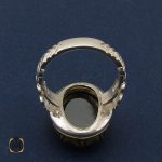 3 انگشتر حدید سینی مردانه با حکاکی چهارده معصوم - کد 8642 - تصویر 3