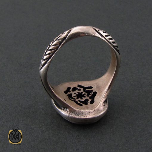 3 انگشتر عقیق یمن با حکاکی یا معز المومنین - کد 8672 - تصویر 3