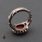 3 انگشتر عقیق یمن با حکاکی یا رقیه ریحانه الحسین - کد 8673 - تصویر 3