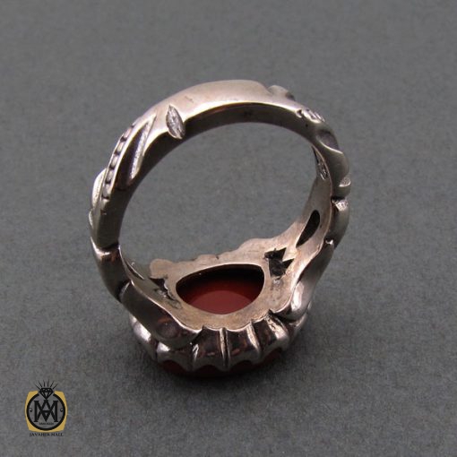 انگشتر عقیق یمن با حکاکی یا رقیه ریحانه الحسین - کد 8673 - تصویر 3