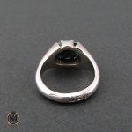3 انگشتر فیروزه نیشابوری مردانه خوش رنگ و فاخر - کد 8678 - تصویر 3