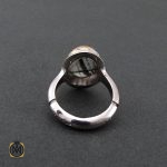 3 انگشتر دُر نجف مردانه - کد 8684 - تصویر 3