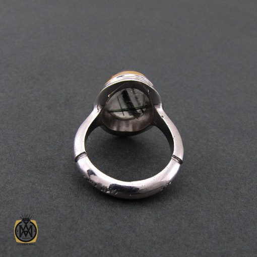 انگشتر دُر نجف مردانه - کد 8684 - تصویر 3