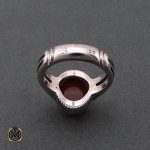 3 انگشتر عقیق یمن مردانه خوش رنگ - کد 8707 - تصویر 3