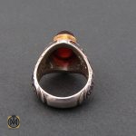 انگشتر عقیق یمن مردانه لوکس - کد 8708 - تصویر 3