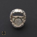 3 انگشتر فیروزه نیشابوری مردانه درشت و با کیفیت - کد 8719 - تصویر 3