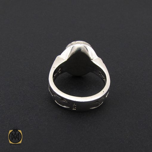 3 انگشتر عقیق یمن مردانه دست ساز - کد 8723 - تصویر 3