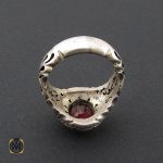 3 انگشتر یاقوت سرخ خوش رنگ مردانه - کد 8743 - تصویر 3
