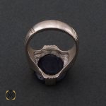 3 انگشتر یاقوت کبود درشت مردانه - کد 8751 - تصویر 3
