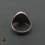 3 انگشتر عقیق یمن مردانه دست ساز - کد 8607 - تصویر 3