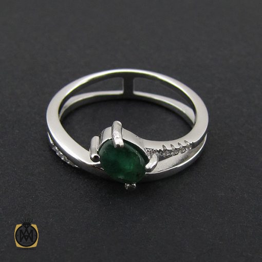 سرویس زمرد زنانه اصل و معدنی طرح سایان - کد 7108 - تصویر 3