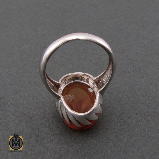 انگشتر عقیق یمن مردانه - کد 8608 - تصویر 3