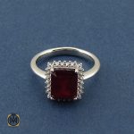 3 سرویس یاقوت سرخ زنانه طرح ماهک - کد 7118 - تصویر 3