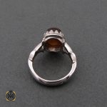 3 انگشتر جزع یمن مردانه اصل و معدنی - کد 8609 - تصویر 3