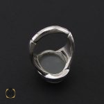 3 انگشتر مون استون مردانه مرغوب دست ساز - کد 8758 - تصویر 3