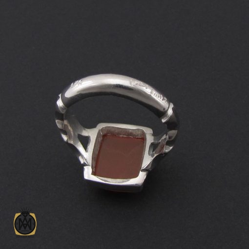 انگشتر عقیق یمن مردانه دست ساز - کد 8760 - تصویر 3