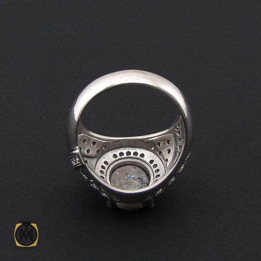 انگشتر فیروزه نیشابوری مردانه خوش رنگ و ارزشمند - کد 8769 - تصویر 3