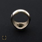 3 انگشتر زمرد زامبیا مردانه هنر دست استاد عزیز - کد 8770 - تصویر 3
