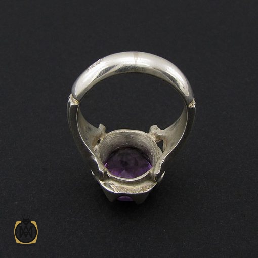 انگشتر آمتیست مردانه دست ساز - کد 8775 - تصویر 3