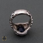3 انگشتر یاقوت کبود مردانه دست ساز – کد 8777 - تصویر 3