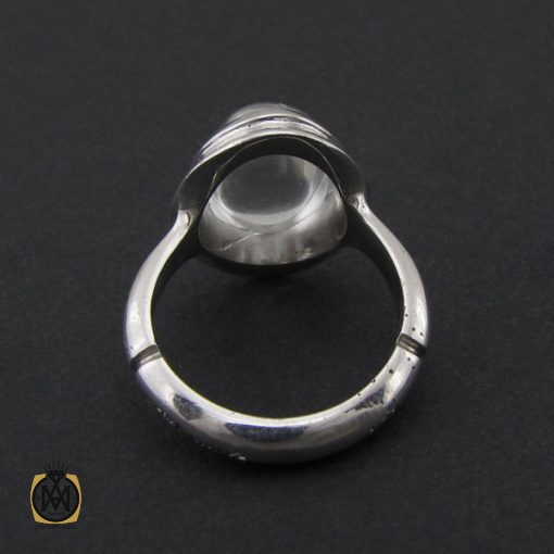 انگشتر دُر نجف مرغوب مردانه دست ساز – کد 8784 - تصویر 3