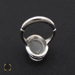 3 انگشتر دُر نجف مردانه دست ساز – کد 8786 - تصویر 3