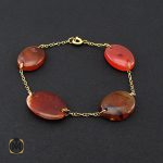 3 سرویس عقیق یمن زنانه طرح ملیسا - کد 7124 - تصویر 4