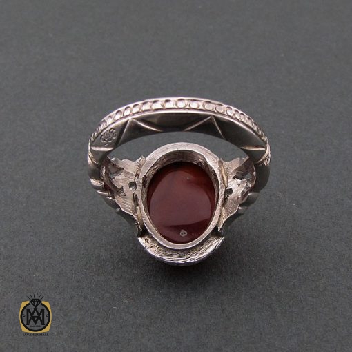 3 انگشتر عقیق یمن مردانه - کد 8618 - تصویر 3